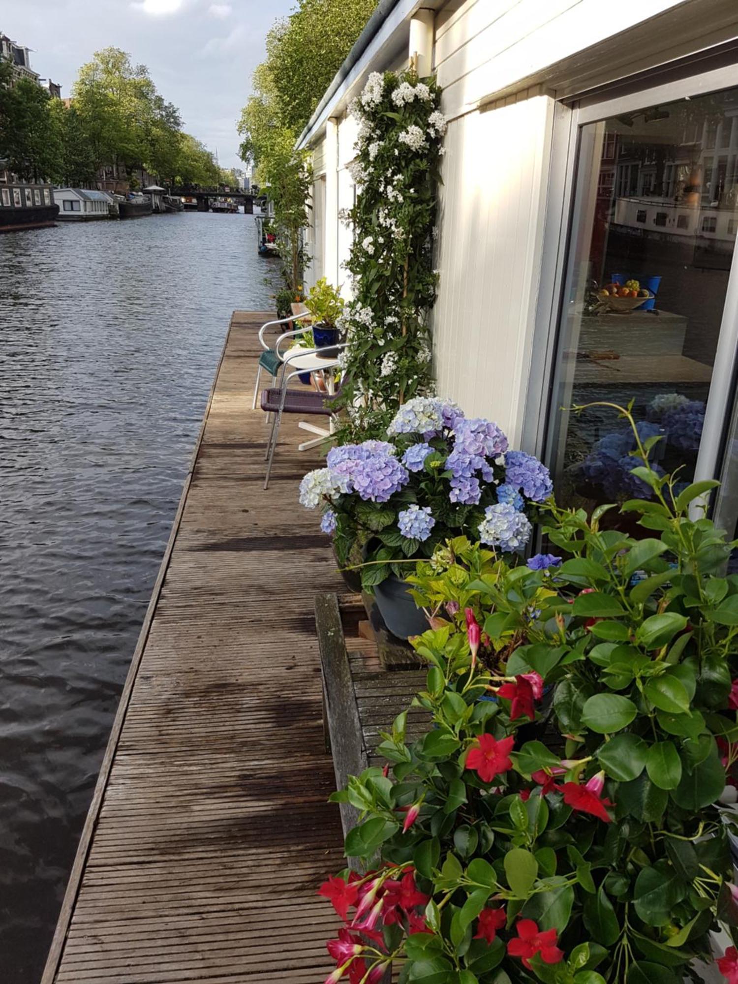 Pantheos Top Houseboat อัมสเตอร์ดัม ภายนอก รูปภาพ