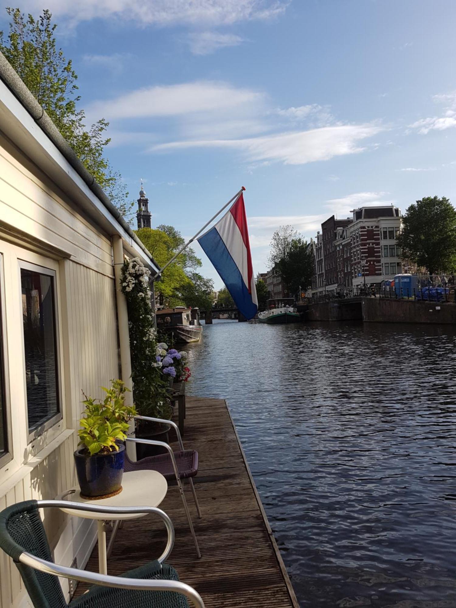 Pantheos Top Houseboat อัมสเตอร์ดัม ภายนอก รูปภาพ